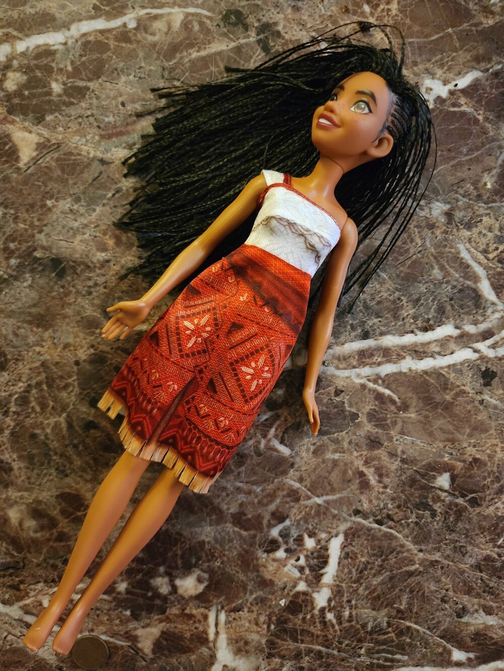 Singing Fashion Doll with Long Black Braided Hair